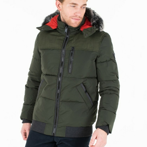 Guess Other - NEW GUESS Men's Aviator Puffer Jacket
